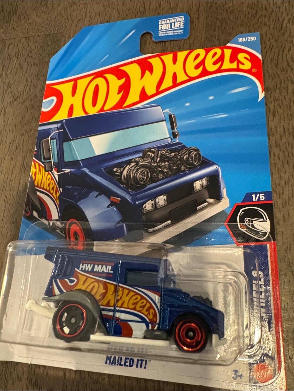Hot Wheels HW Mail Blue Die-Cast Toy Truck